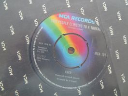 CHER - Single Schallplatten, . - Dark Lady, Rarität!