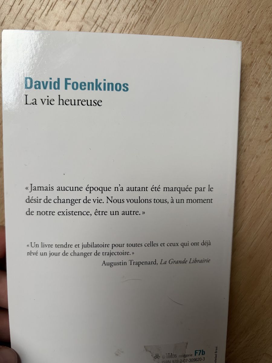 Libri: Lot 3 romans de David Foenkinos  – Usato da Crissier venduto da Nouchki76 3