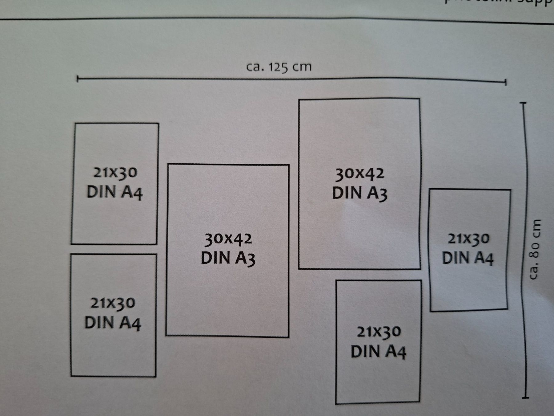 Cornici: Bilderrahmen-Set, 6-teilig, 4x A4 und 2x A3 – Usato da Küssnacht am Rigi venduto da rehpark1 5
