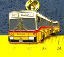 MERCEDES POSTAUTO GELENKBUS ST.GALLEN PTT PIN