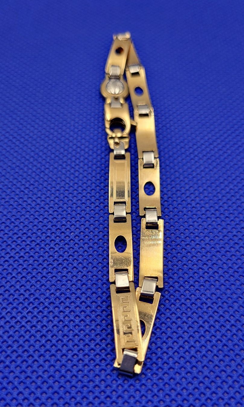 Bracciali & Braccialetti: 18 karat 750 Bicolor Gold Armband – Usato da Wald ZH venduto da Aniade 9