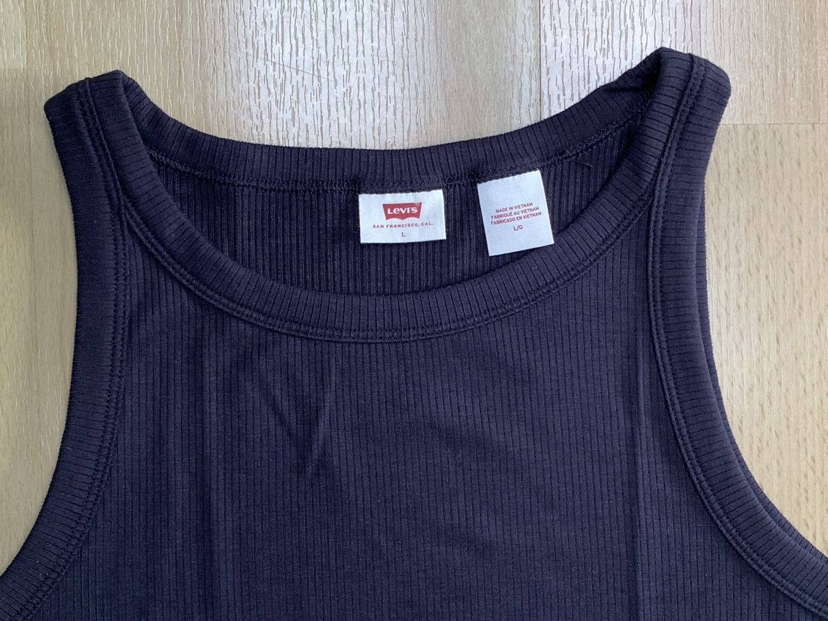 Levi's Top: Levi's Top, Ripp, Gr. L, Schwarz, Neu – Nuovo e nell'imballaggio originale da Buochs venduto da H16 1