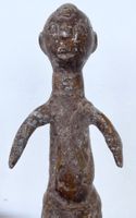 Rarität ausdrucksstarke Benin Figur König Höhe 28 cm