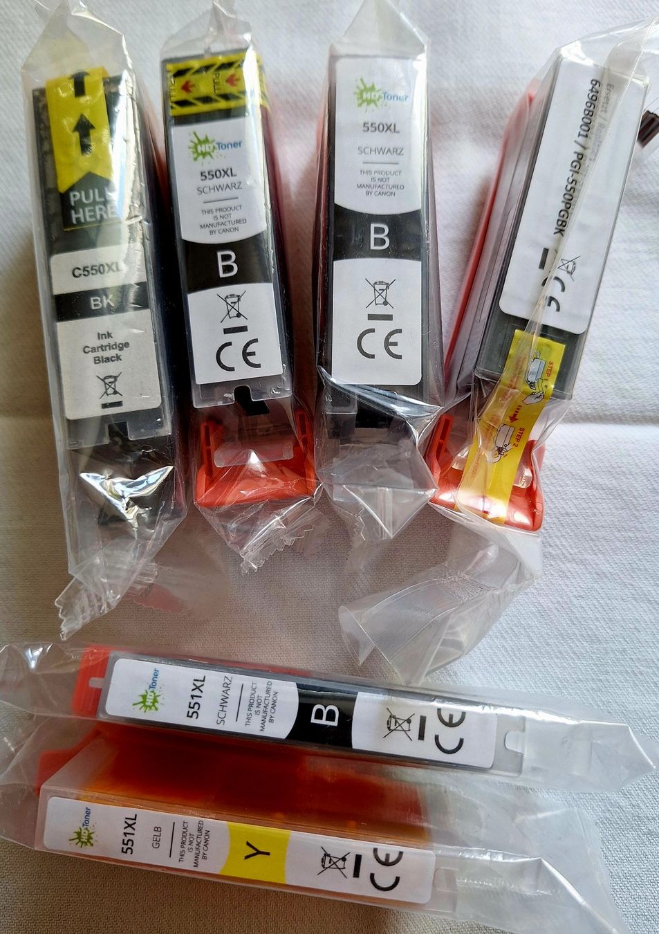 Pixma Cartucce per stampanti & toner: Canon Druckerpatronen PGI-550 und CLI-551 – Nuovo e nell'imballaggio originale da Lyssach venduto da Lyhuga 3
