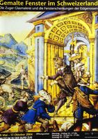 Gemalte Fenster im Schweizerland