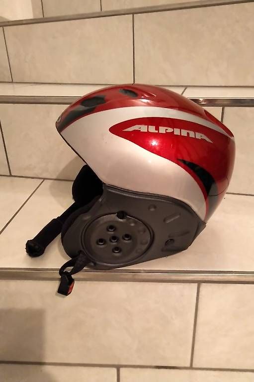 Caschi: Alpina Skihelm, rot, Grösse 55-59cm – Usato da Schöfflisdorf venduto da Uncle_Jim