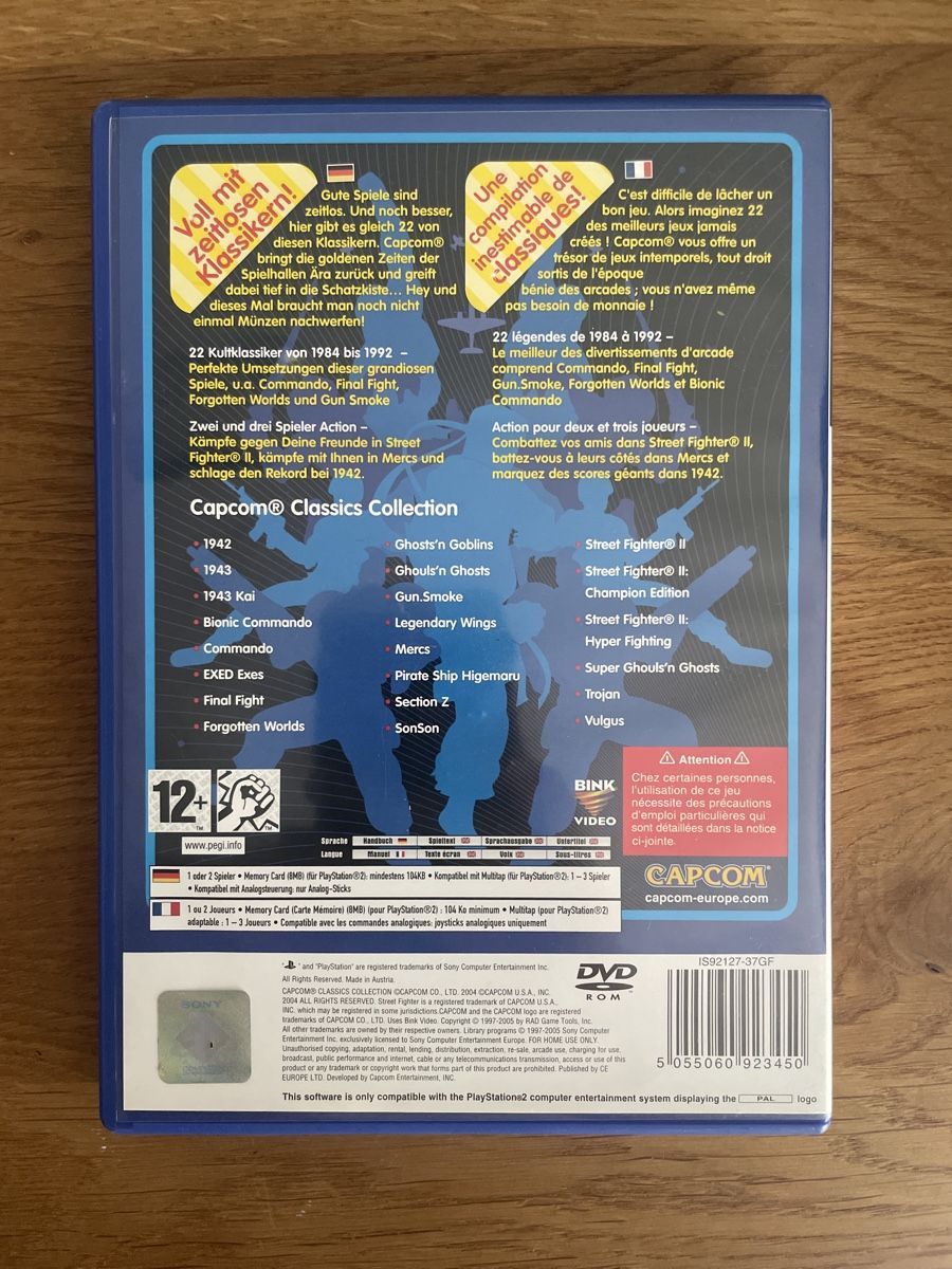 Spiele: Capcom Classic Collection Ps2 – Gebraucht aus Hagendorn von masterchieff 1