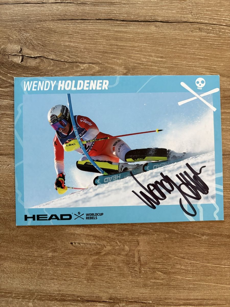 Autografi: Wendy Holdener - Original Autogramm – Usato da niederbipp venduto da LaHabana1