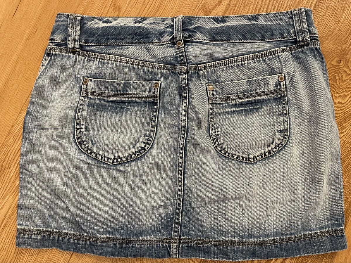 H&M Röcke: L.O.G.G. by H&M Denim Minirock, Gr. 42 – Gebraucht aus Stansstad von alexandra171080 1