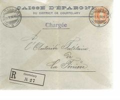 Lettre caisse d'épargne Courtelary