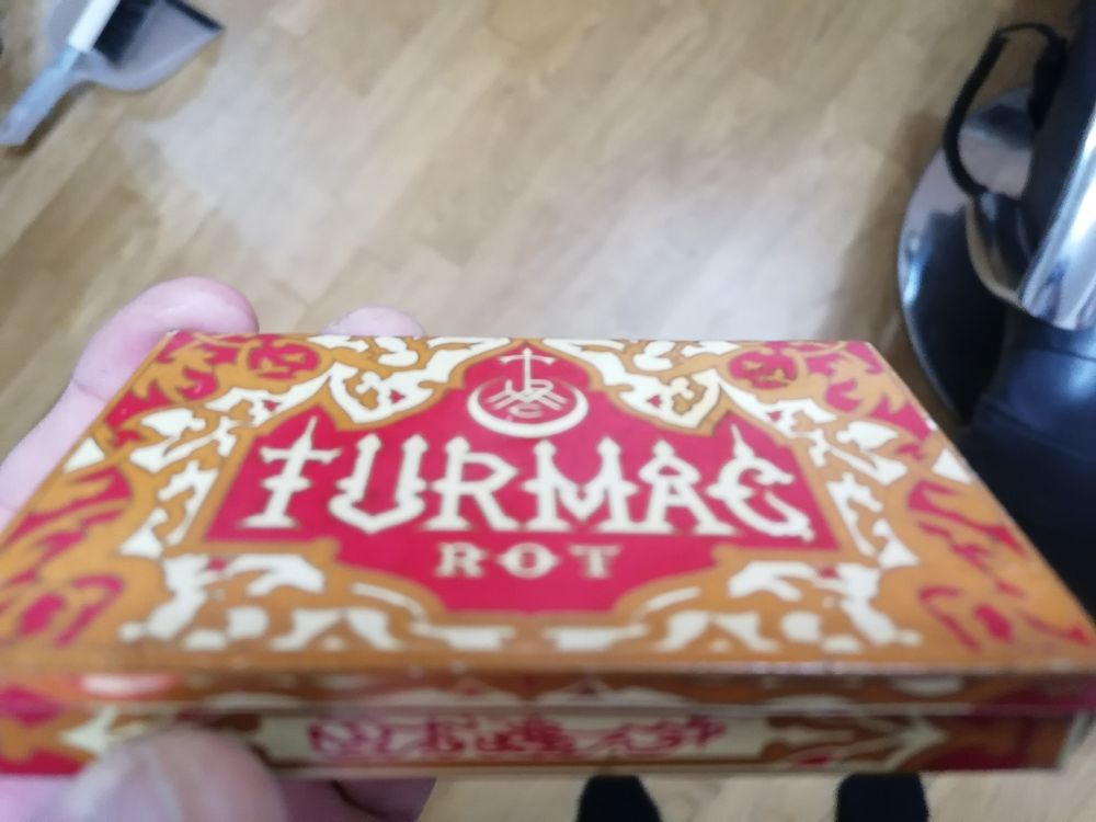 Antike Blechdose Turmac Rot für 25 Zigaretten(kein Papier) (Gebraucht ...