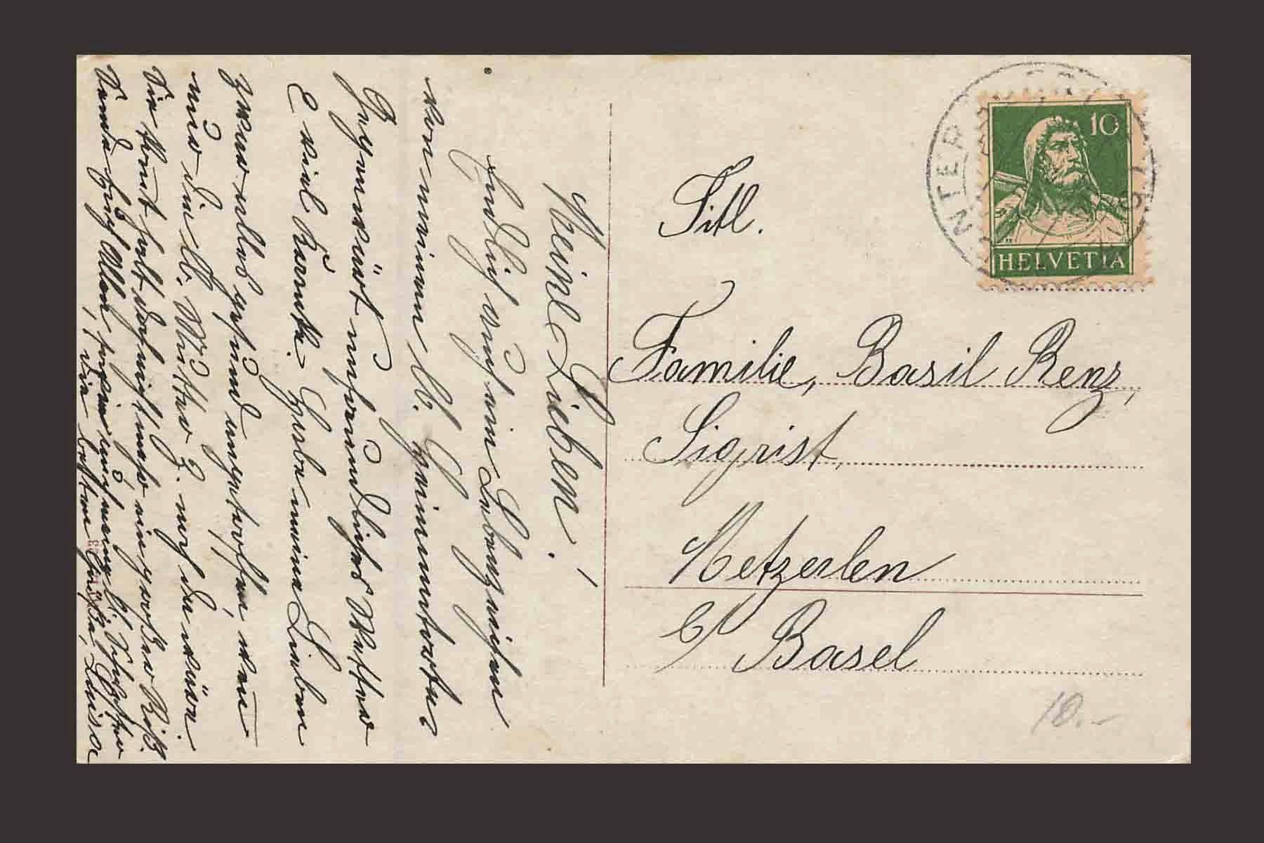 Cartoline postali: AK Ober und Unter Aegeri – Usato da Goldau venduto da artelier1 1