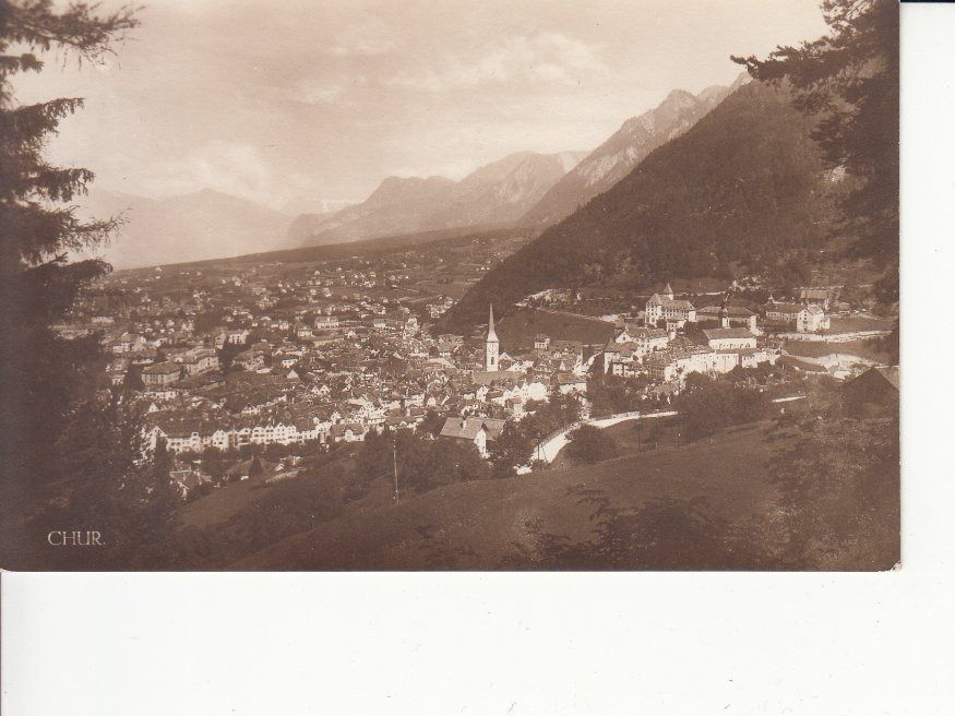Cartoline postali: Chur ca. 1910 – Usato da Bürglen TG venduto da StampGraf