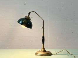 Industrielle Tischlampe aus Metall, 1930er Jahre