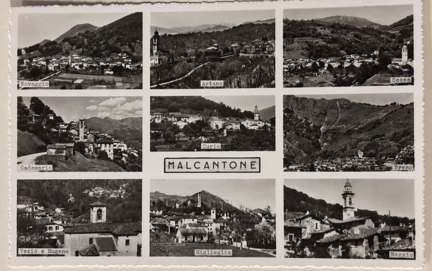 Ansichtskarten: Malcantone, Tessin – Gebraucht aus Frauenfeld von Merk52