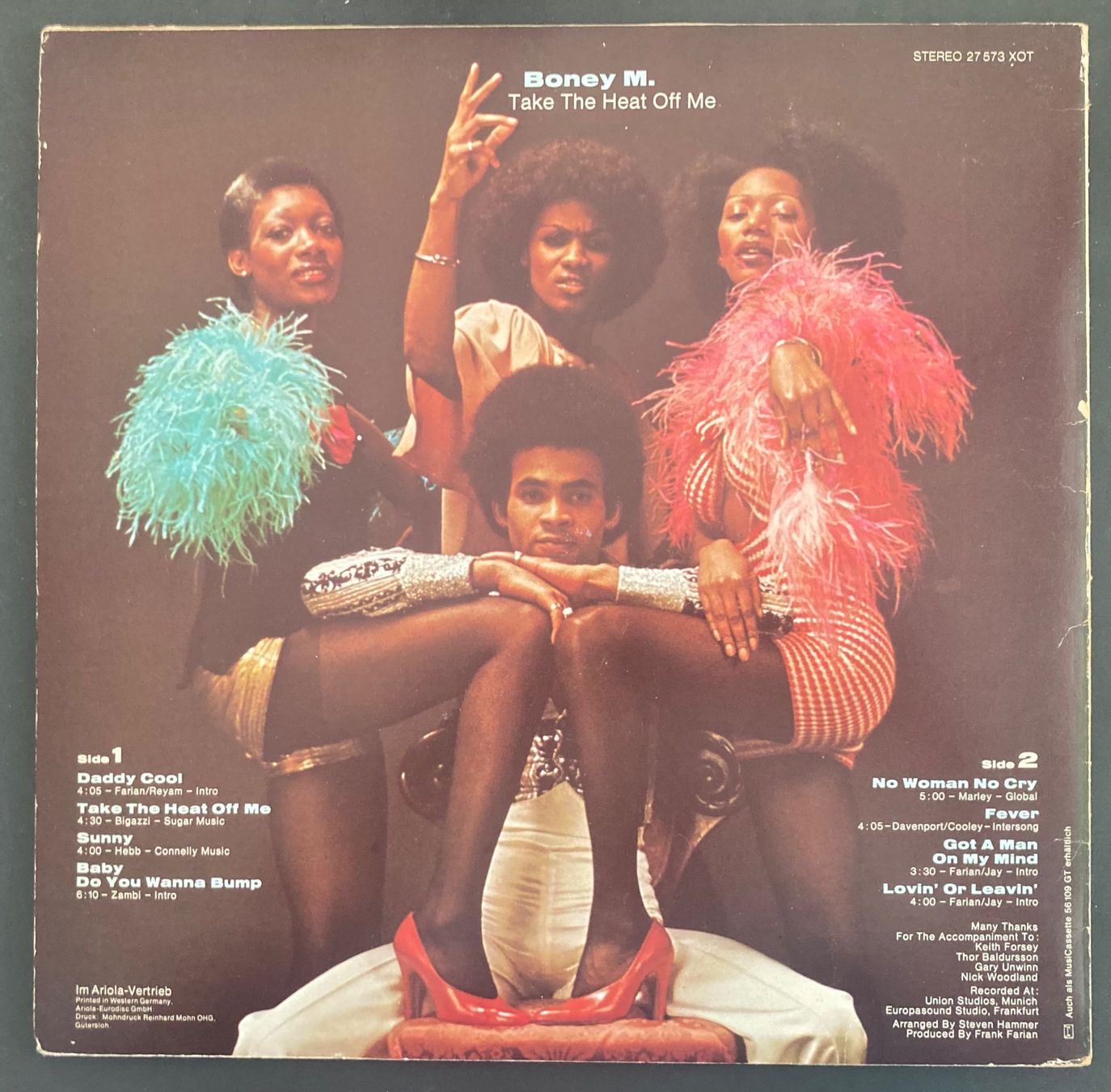 Schallplatten: BONEY M - TAKE THE HEAT OFF ME – Gebraucht aus Poliez-Pittet von Newtown-Records 1