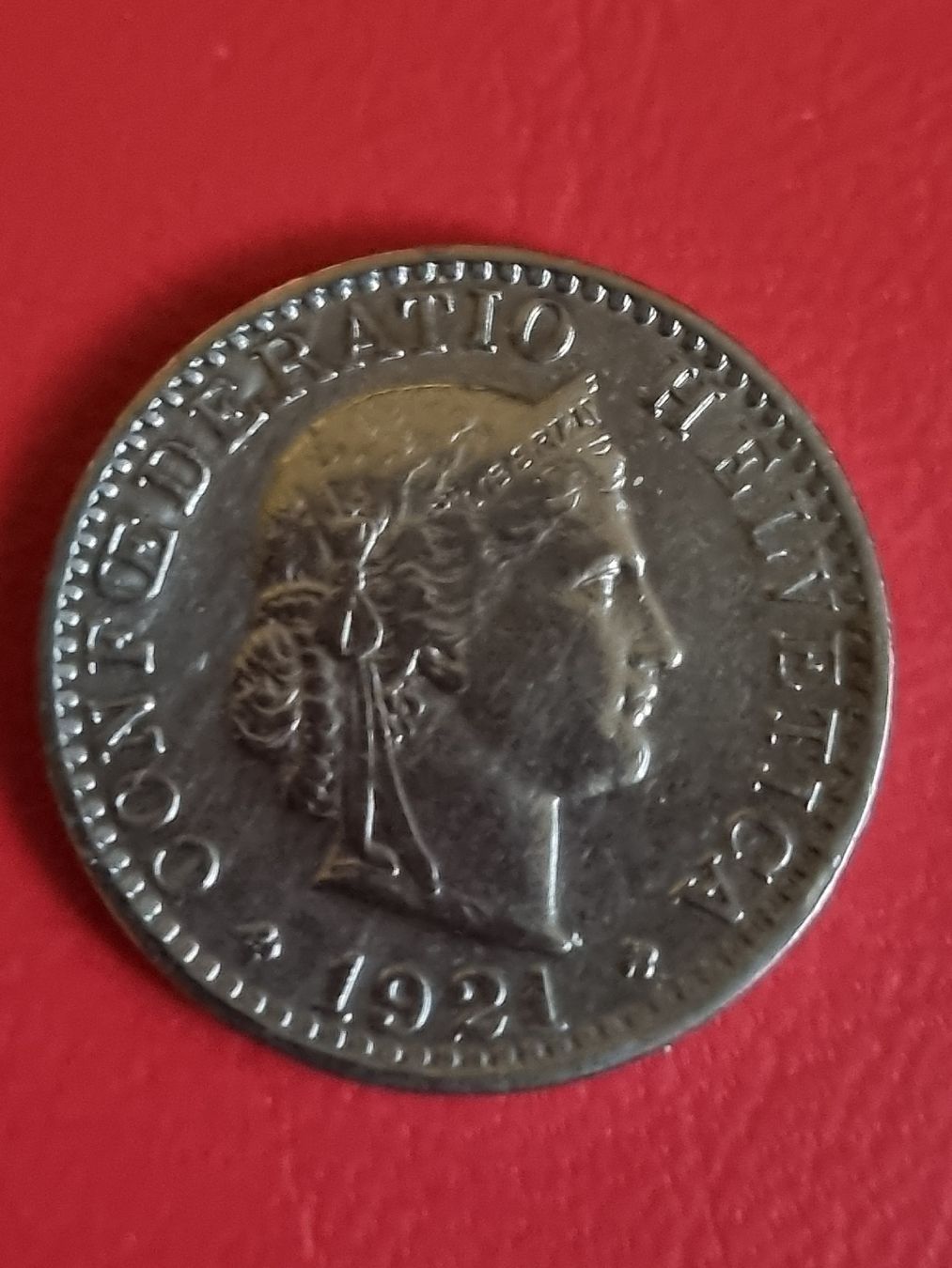 Tutti le monete: 20 RAPPEN SCHWEIZ - Jahr 1921  – Usato da Heimenschwand venduto da rog_p7h9