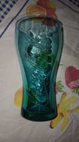 Coca Cola Glas Türkis, Vintage Design, Top Zustand!