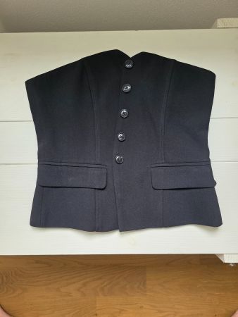 Bustier Top schwarz