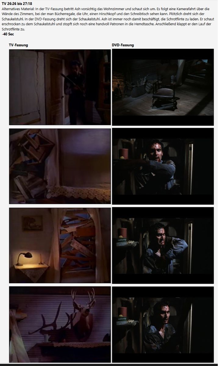 Tutti i DVDs: Seltene mexikanische TV-cut Version Horror Evil Dead  2 Dvd – Usato da Schlieren venduto da Moviepropde 7