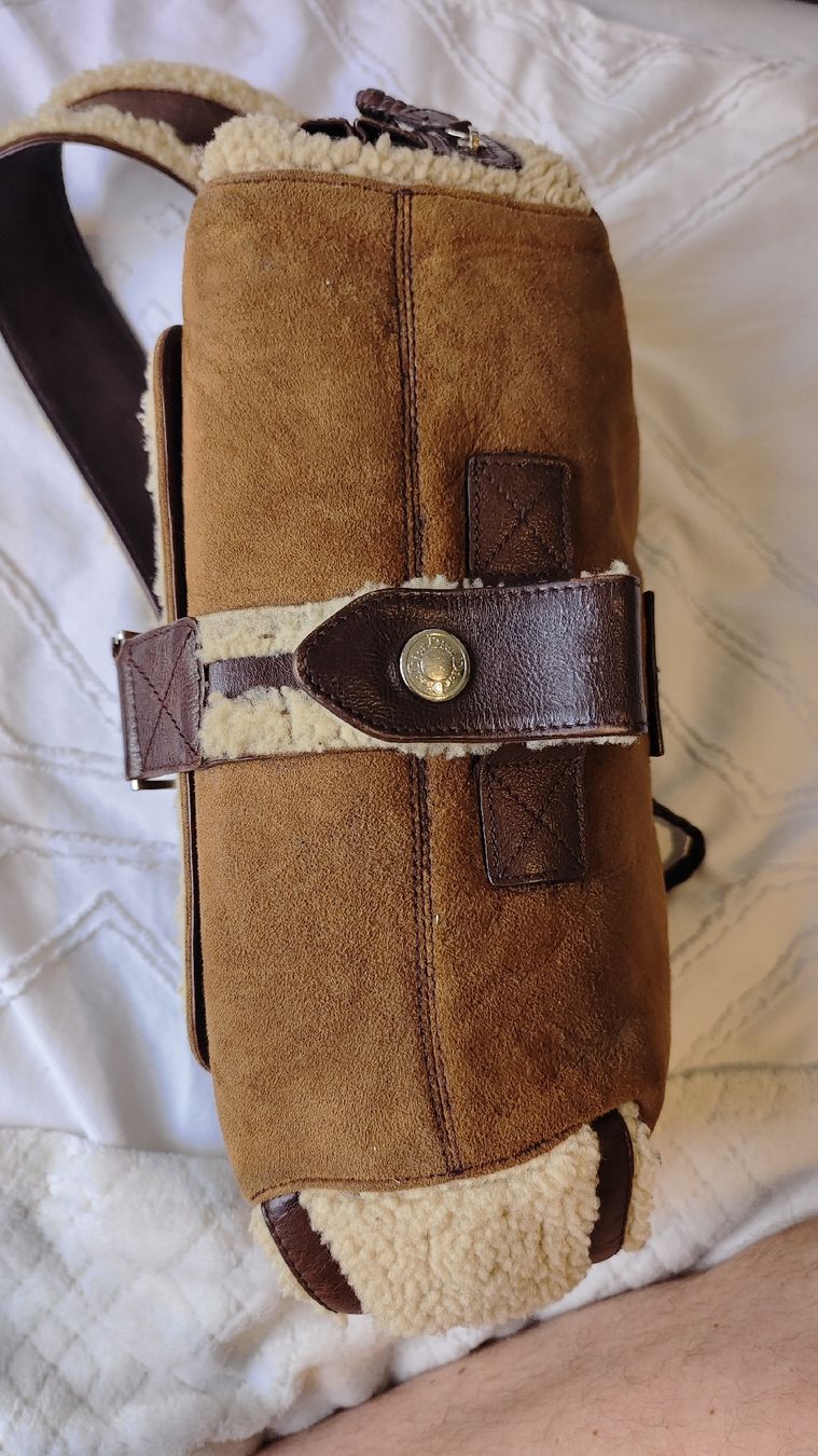 Dior Borse da donna: Christian Dior Saddle Shearling Flight Handbag Original 2005 – Usato da La Tour de Peilz venduto da Dejobokin 6