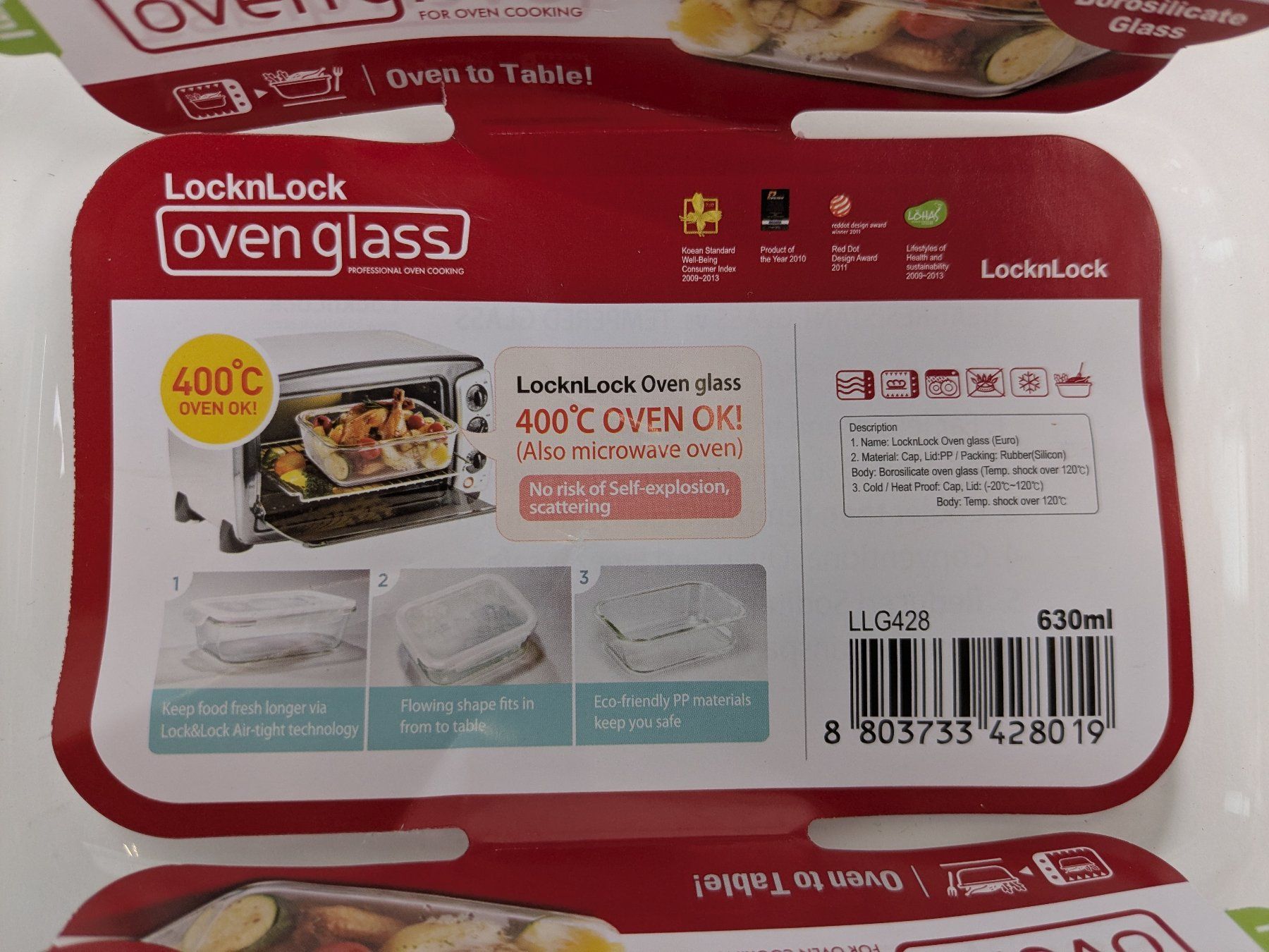 Teglie da forno: LOCKNLOCK Oven Glas Schüssel. – Nuovo (secondo la descrizione) da Dintikon venduto da Restwert_Dintikon 7