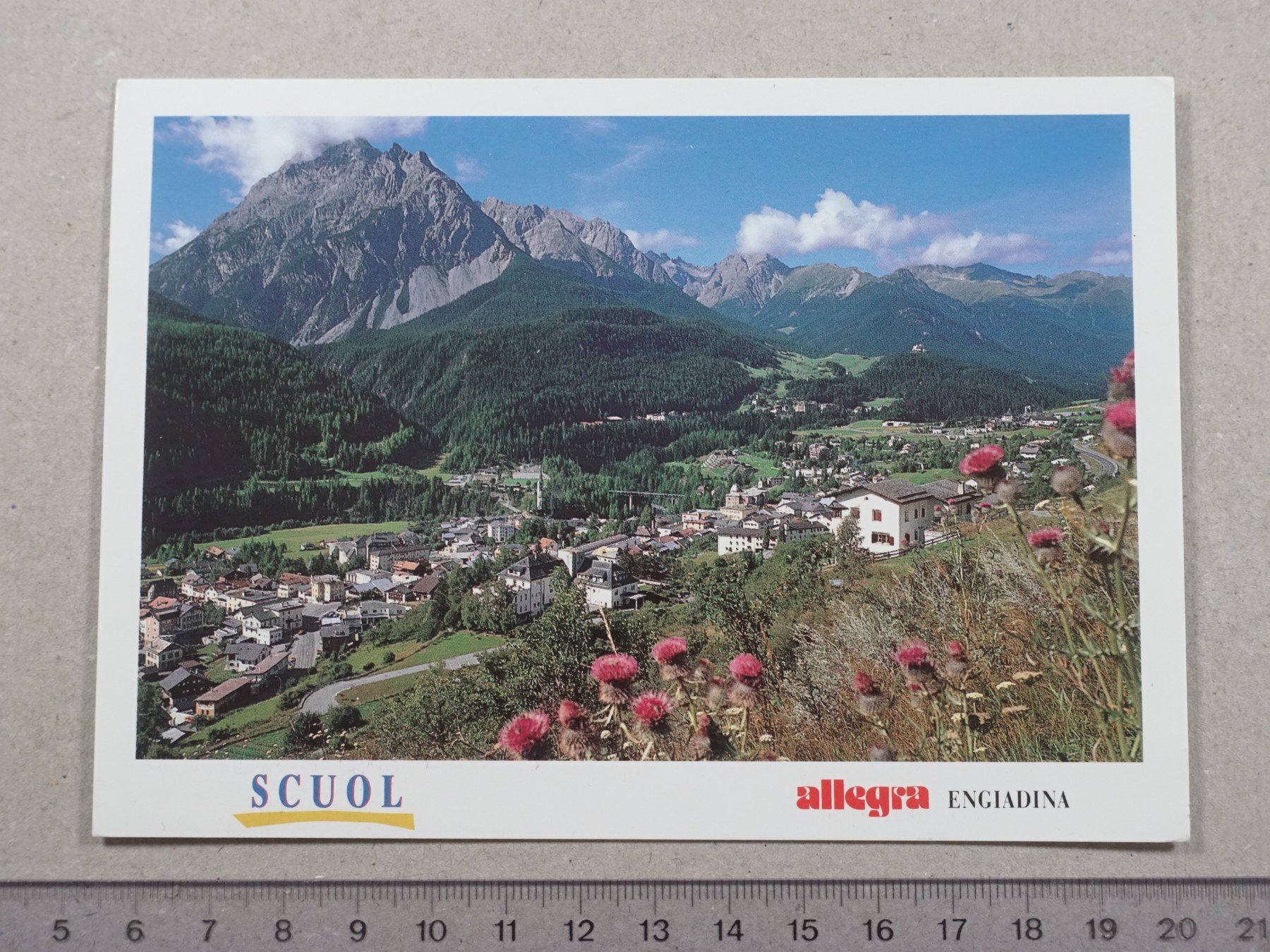 Cartoline postali: Scuol, 1996 – Usato da Lenzburg venduto da fh1