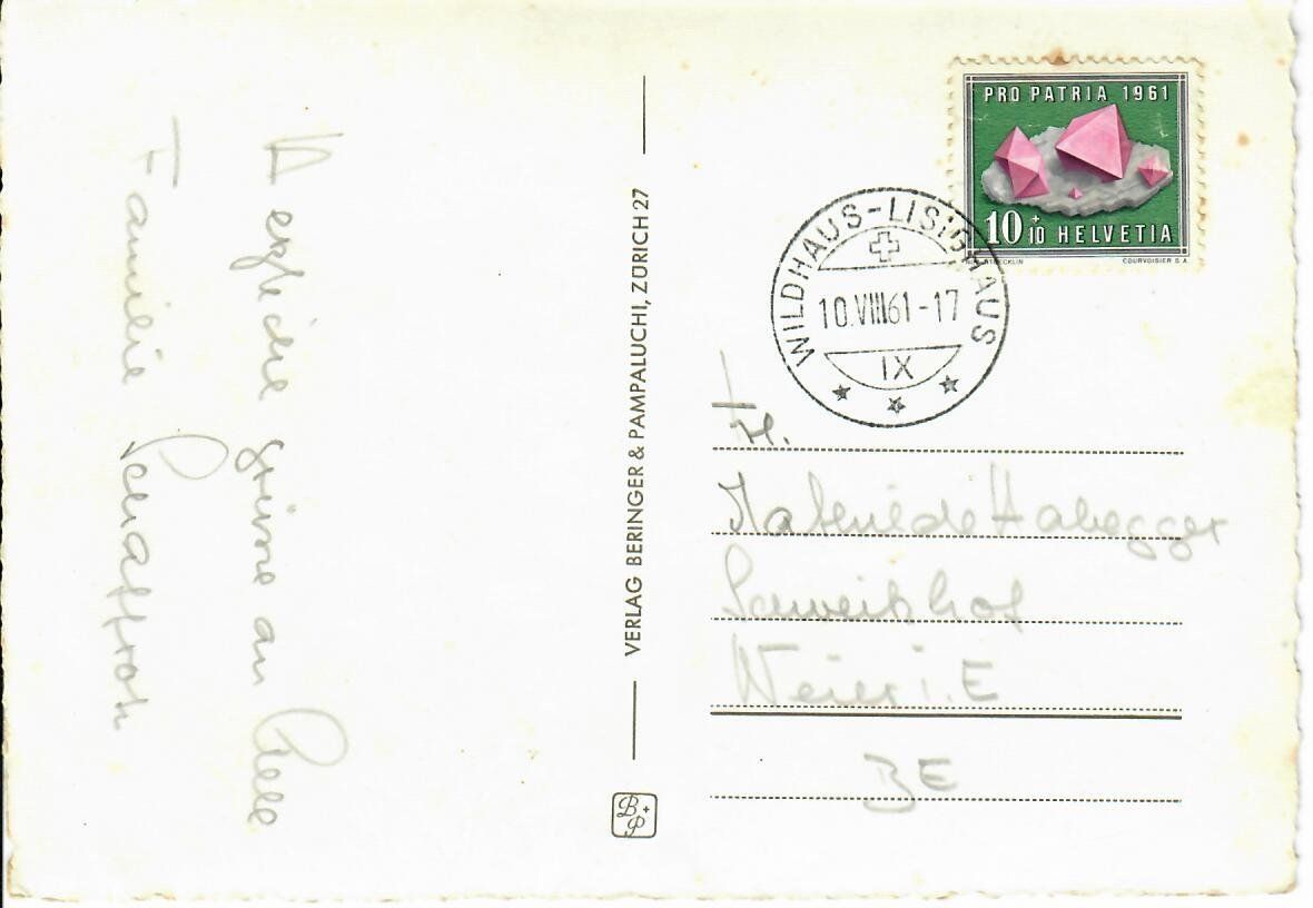 Cartoline postali: Toggenburg Alpli – Usato da Hochdorf venduto da Ziegel-16 1