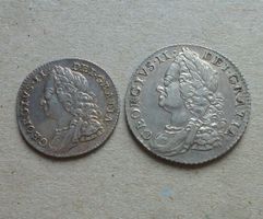 England ++ Sixpence und Shilling 1758 - Georgius II