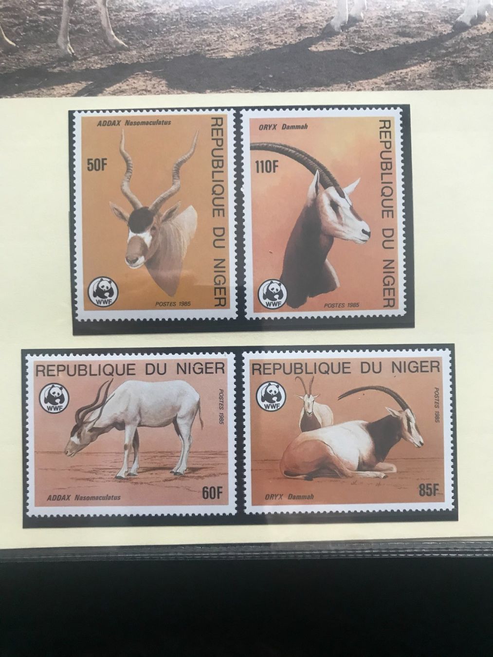 Tutti i francobolli: WWF Niger 1985 Wüstenantilope Satz postfrisch – Nuovo (secondo la descrizione) da Liestal venduto da schnueps