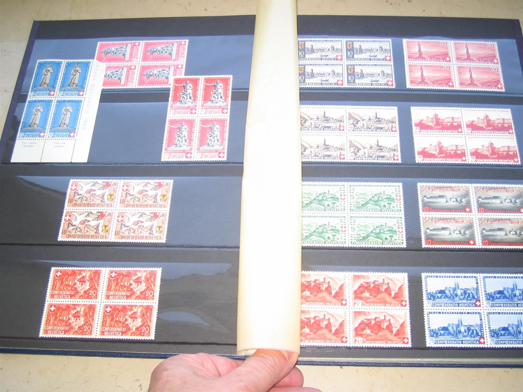 Alle Briefmarken: PATRIA V'block Sammlung postfrisch (1) – Gebraucht aus Winterthur von Kyoung 1