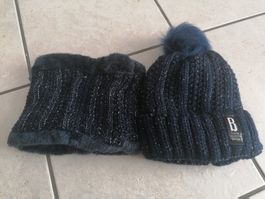 Neues 2 Teil WinterMütze Halstuch Set