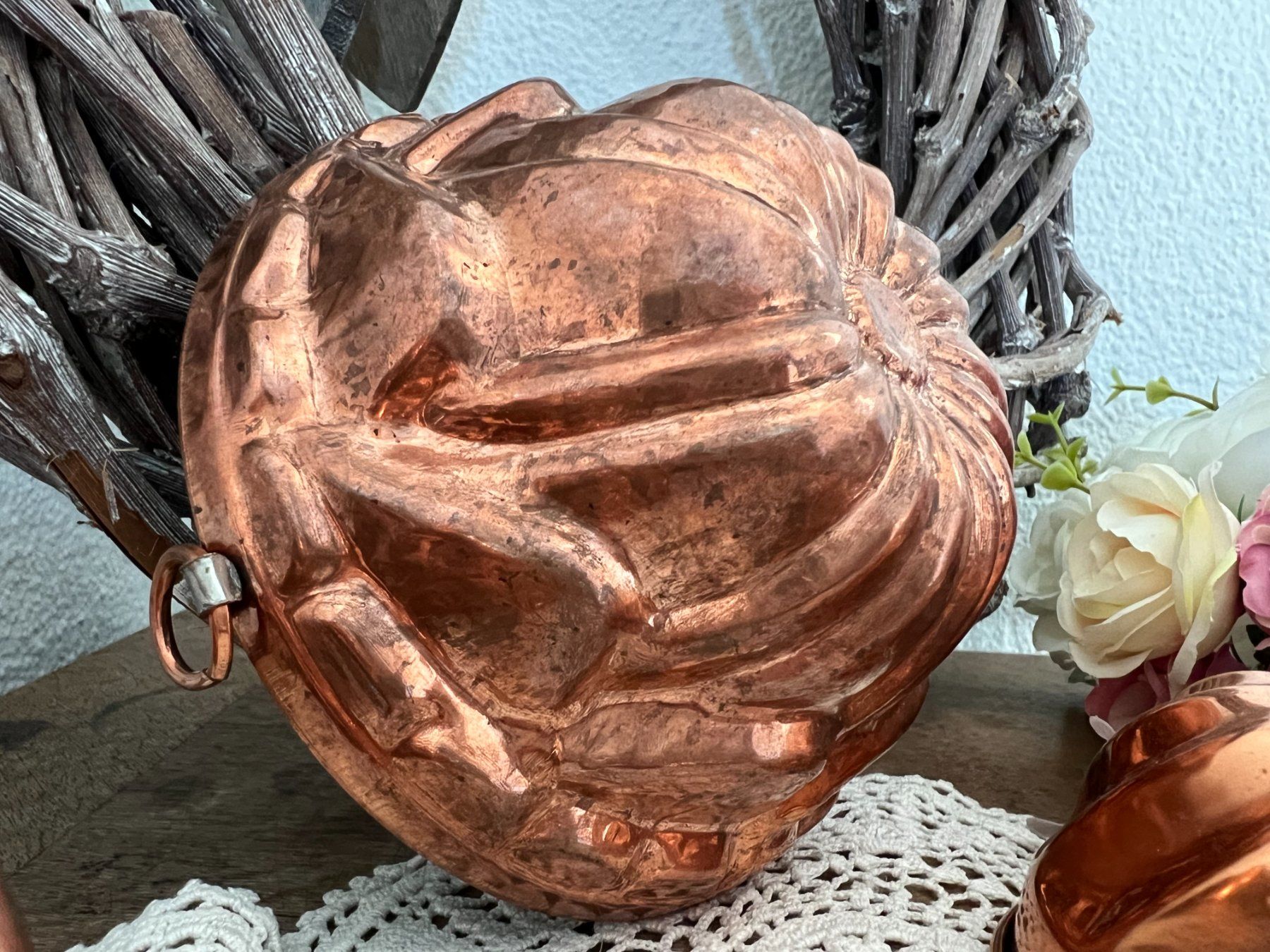 Teglie da forno: Shabby, alte Guggelhopf - Kupfer – Usato da Walzenhausen venduto da Cerna007 4