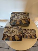 3er Set Blechdosen "Merry Christmas" - Guetzli Dosen