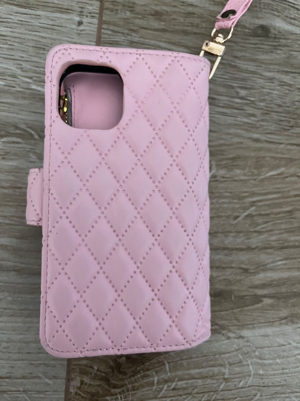 Apple Cover & Protezioni schermo: Iphone mini Hülle mit Kartenfach, Rosa – Nuovo (secondo la descrizione) da Koblenz venduto da FamAllen 3