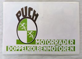 Puch Motorrad Prospekt 1934 (Reprint) Werbe-Folder ab Fr. 4.