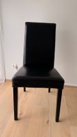Esszimmerstuhl Kunstleder schwarz Set 4 Stück