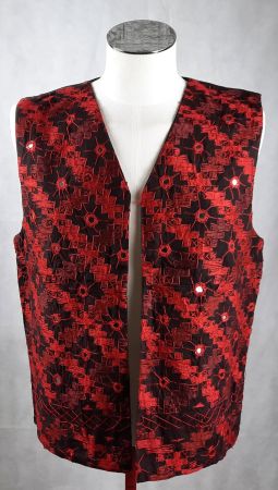 GILET---Unisex Orientalische Gilet Mit Spielgelchen Gr. M/L