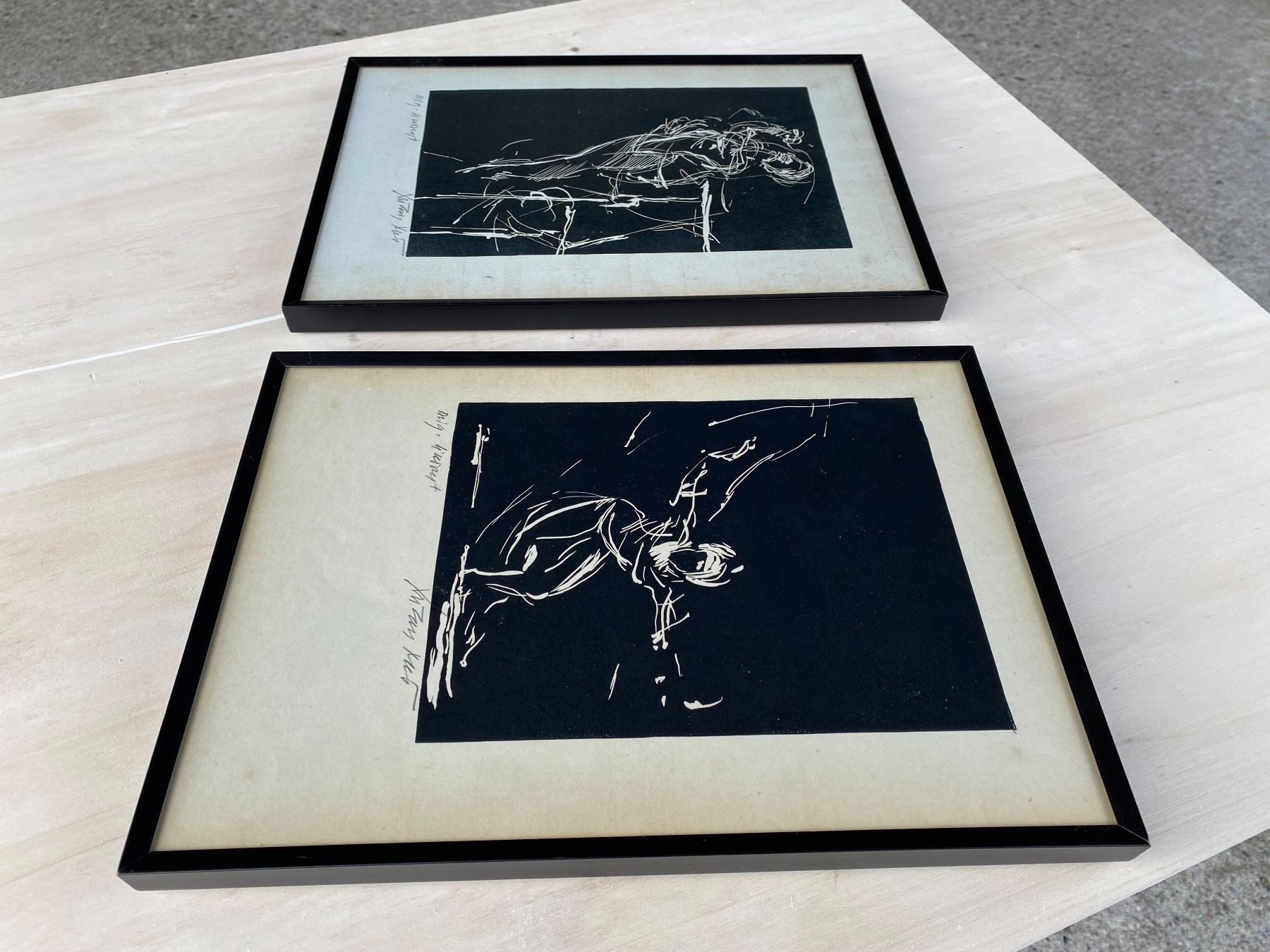 Grafiken & Lithographien: 2 Lithographien von Milan Med – Gebraucht aus Feldbach von Olive1 4