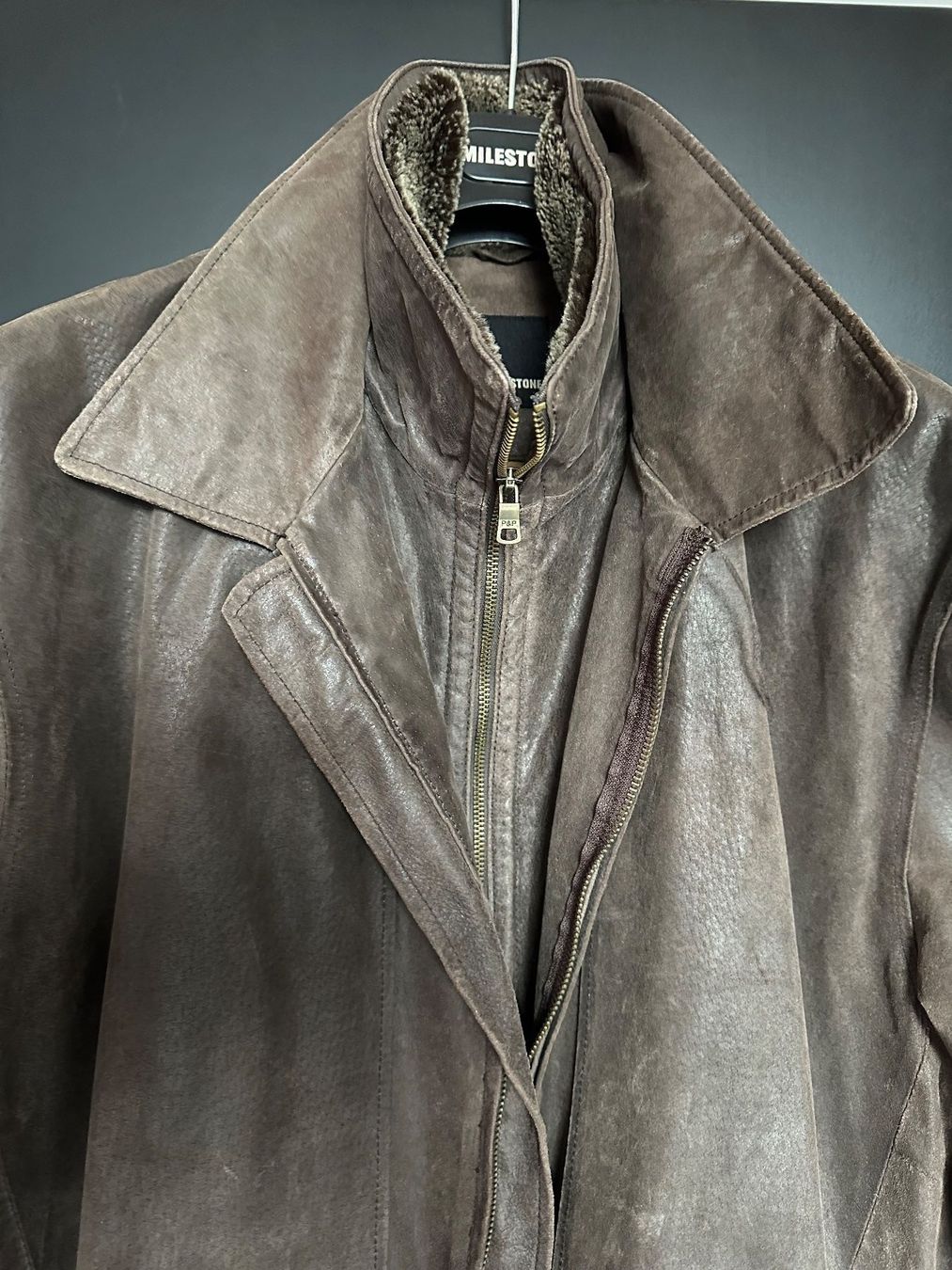 Giacche: Herren Lederjacke von Milestone – Usato da Remigen venduto da Orlana7 2