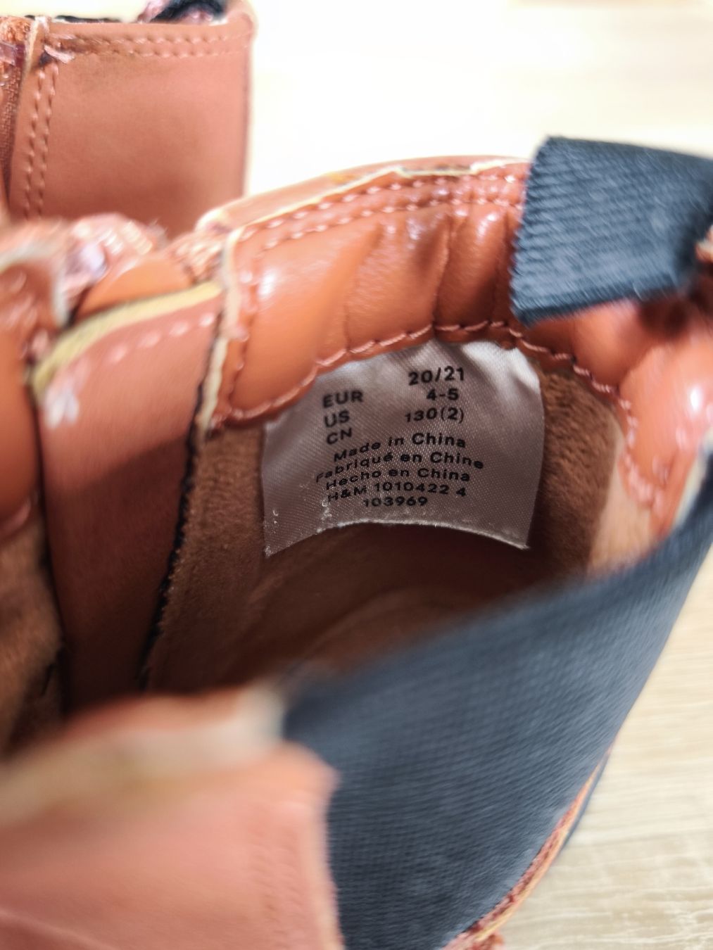 H&M Scarpe per ragazzi: H&M Boots EU 20/21 Terracotta – Usato da Studen BE venduto da Dianatorres 3