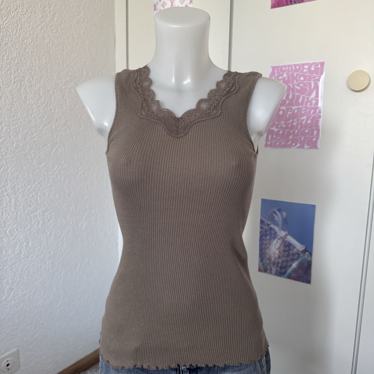 Top: Langes Spitzen Top Gr.XS – Usato da Oberwil BL venduto da olibbg