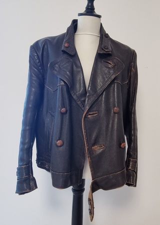 Piloten Lederjacke aus den 1930er Jahren