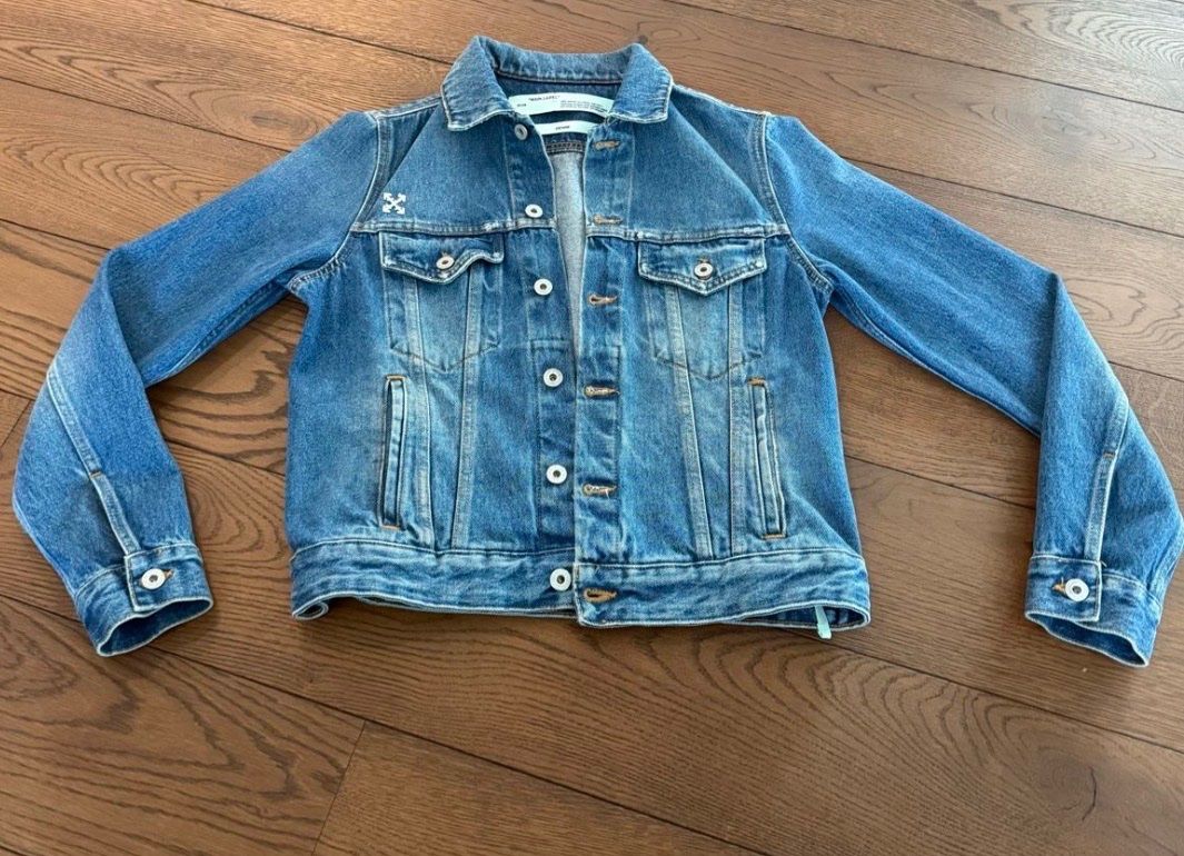 Off-White Giacche: Off-White Denim Jeans Jacke – Usato da Luzern venduto da THINGS-11