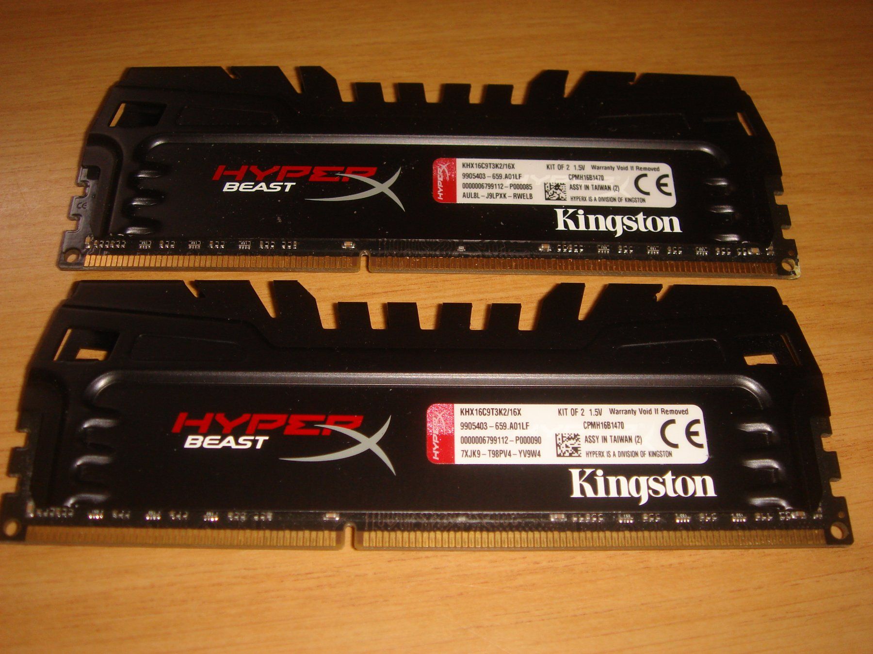 Kingston Memoria / RAM: 2 stück 8gb ddr3 RAM für Computer. – Usato da St. Gallen venduto da pc-sg