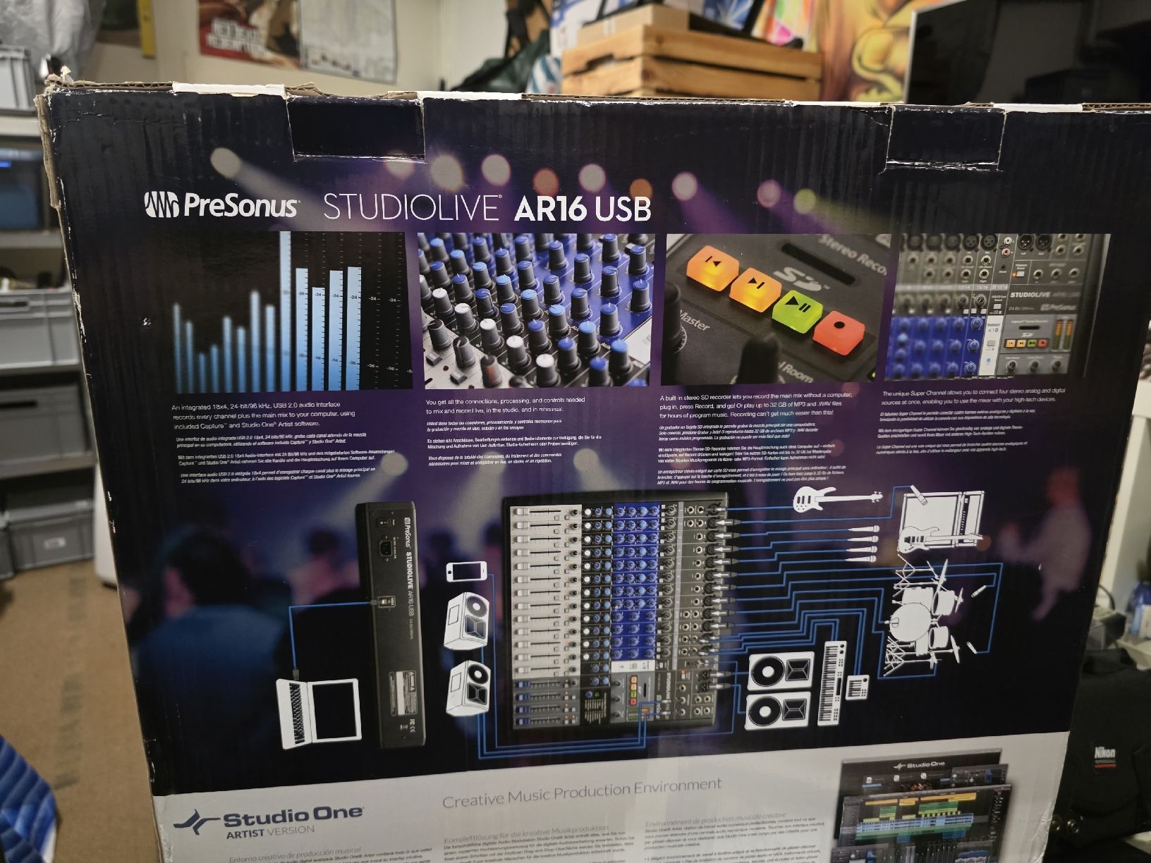 PreSonus Console di mixaggio: Presonus AR 16 USB – Nuovo (secondo la descrizione) da Steinhausen venduto da Dsandro 1