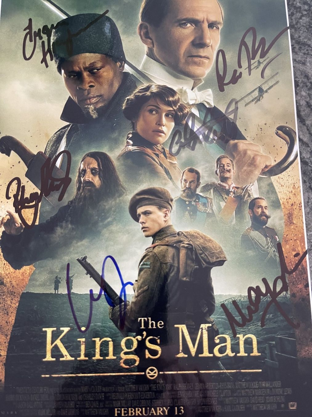 Autografi: THE KINGS MAN / TOP AUTOGRAMME – Usato da Egg b. Zürich venduto da Dbunny