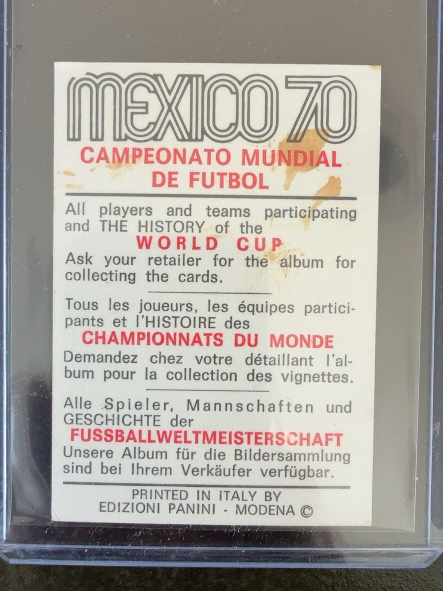 Panini Carte collezionabili: Panini 1970 ‚ Mexiko Gerd Müller mult language – Usato da Flamatt venduto da Prostaff85 1