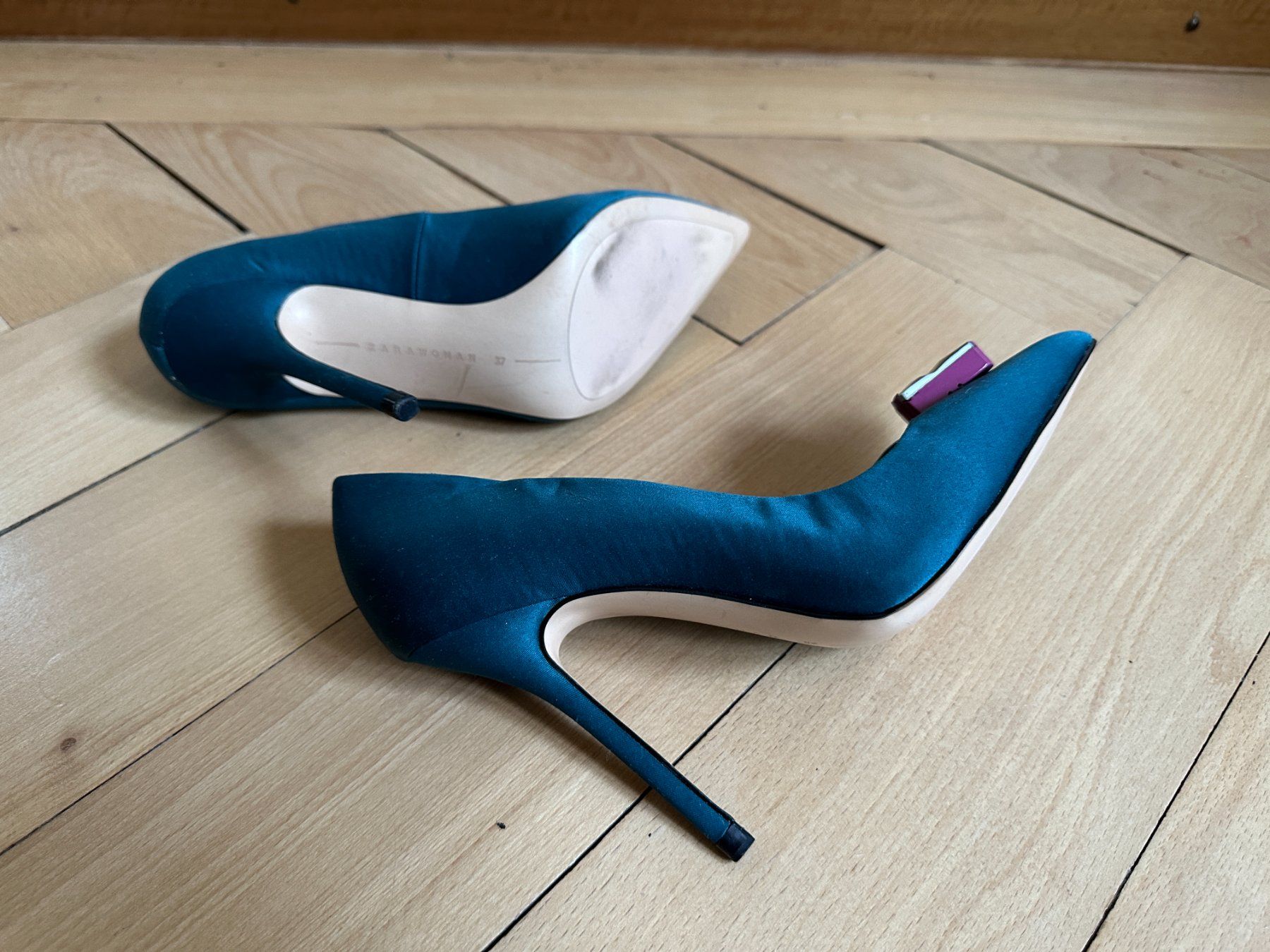 Zara Chaussures femmes: ZARA - Pumps petrolfarben 37 – D'occasion à Zürich par Diazaio 3