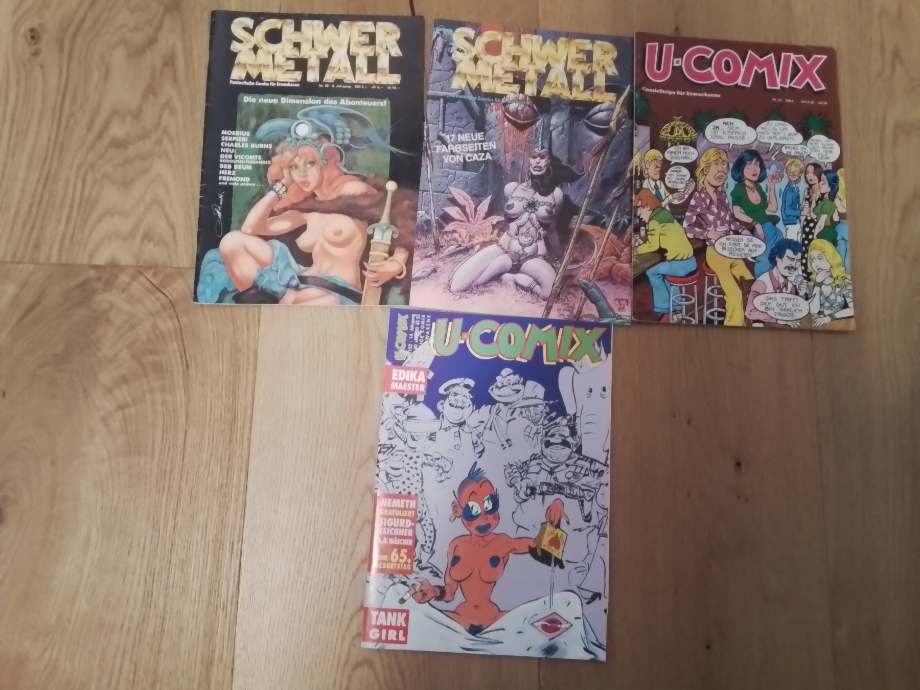 Fumetti: 4 Schwermetall, U Comix – Usato da Haag (Rheintal) venduto da tw01